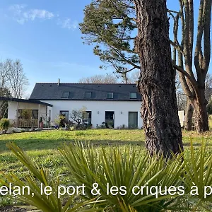 Ty Glazu Doelan Espace 60m2, Port& Criques A Pied, 2 Privees Au 1er Etage, Sdb, Wc Separe Couette-café Clohars-Carnoët